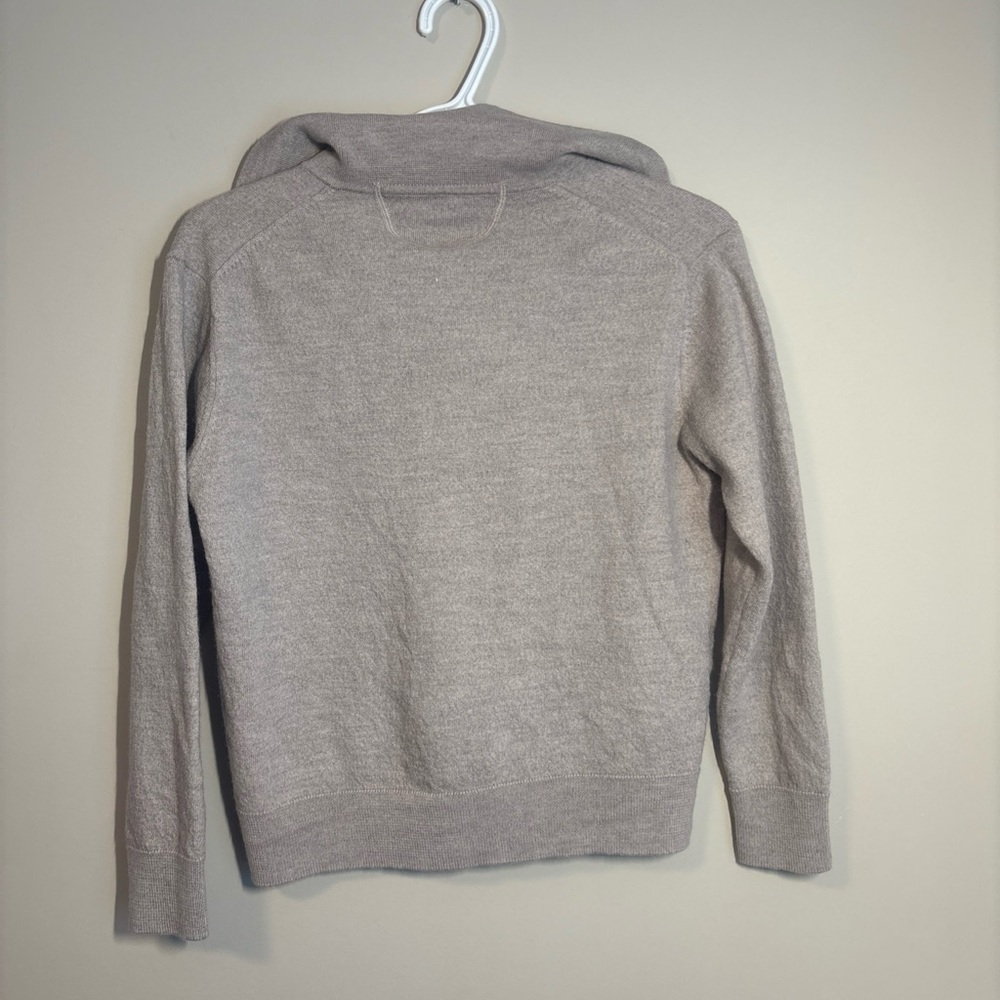Raffi Grey 100% Extra Fine Merino Wool Bronson Sweater  Size L-M - Picture 6 of 6